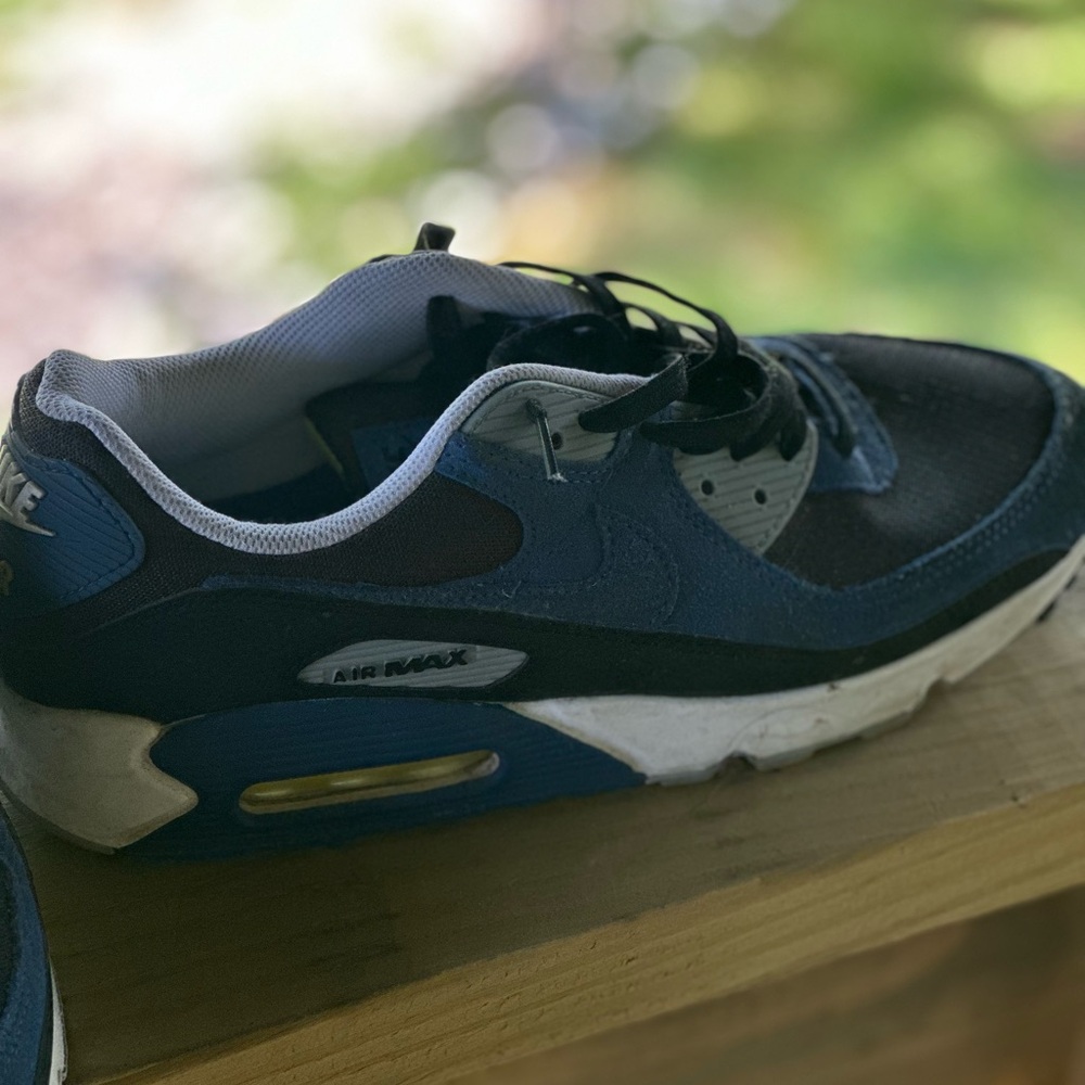 Nike Air Max Blue and Black Sneakers